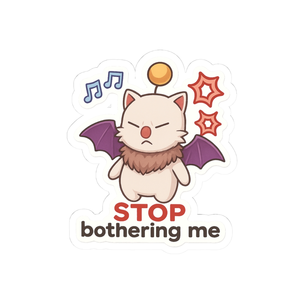 Moogle Final Fantasy Sticker - Official stickers merchandise