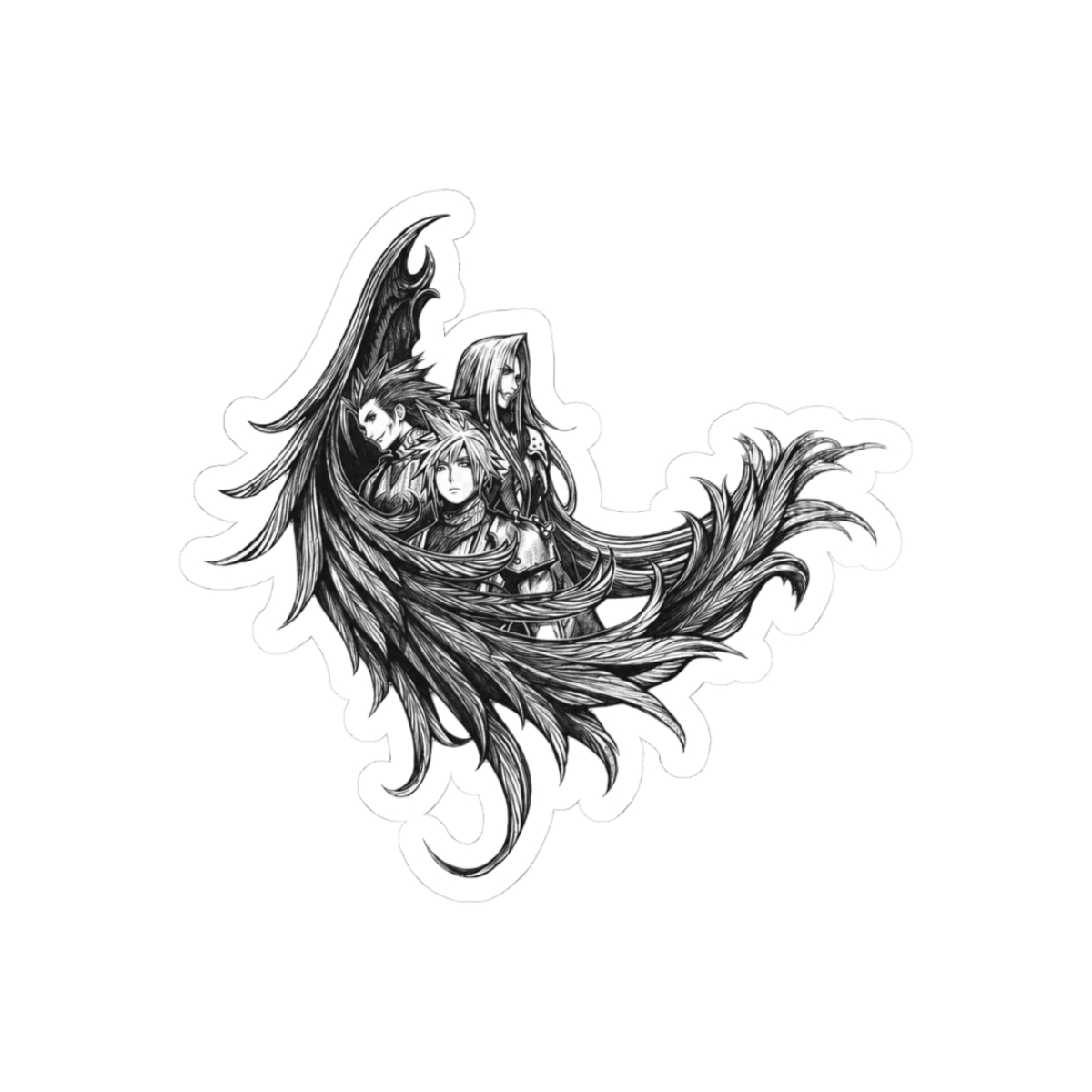 Final Fantasy VII Epic RPG Sticker - Official stickers merchandise