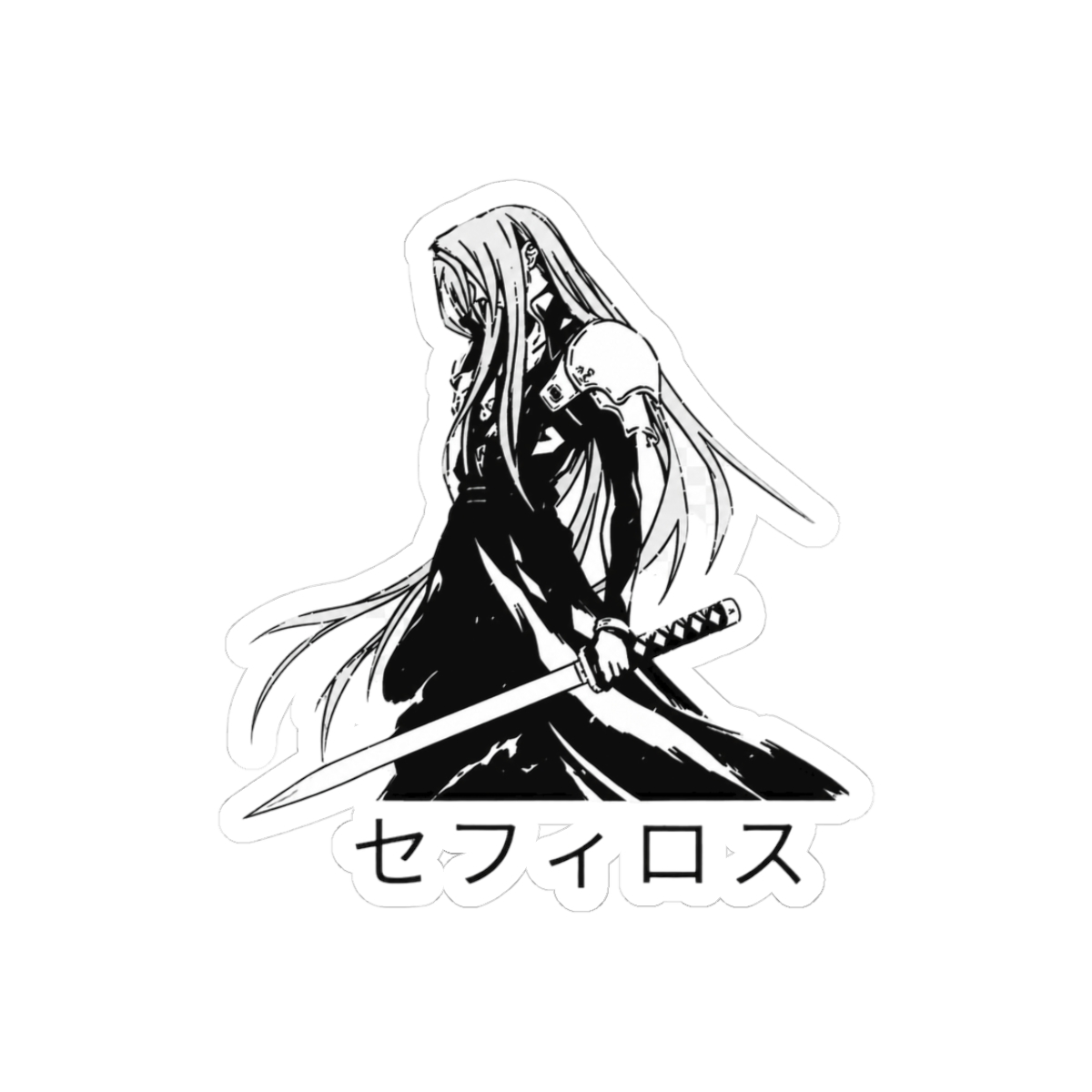 Sephiroth FFVII Final Fantasy Sticker - Official stickers merchandise