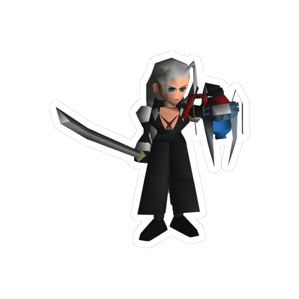 Sephiroth Jenova FF7 3D Sprite Final Fantasy Sticker - Official stickers merchandise