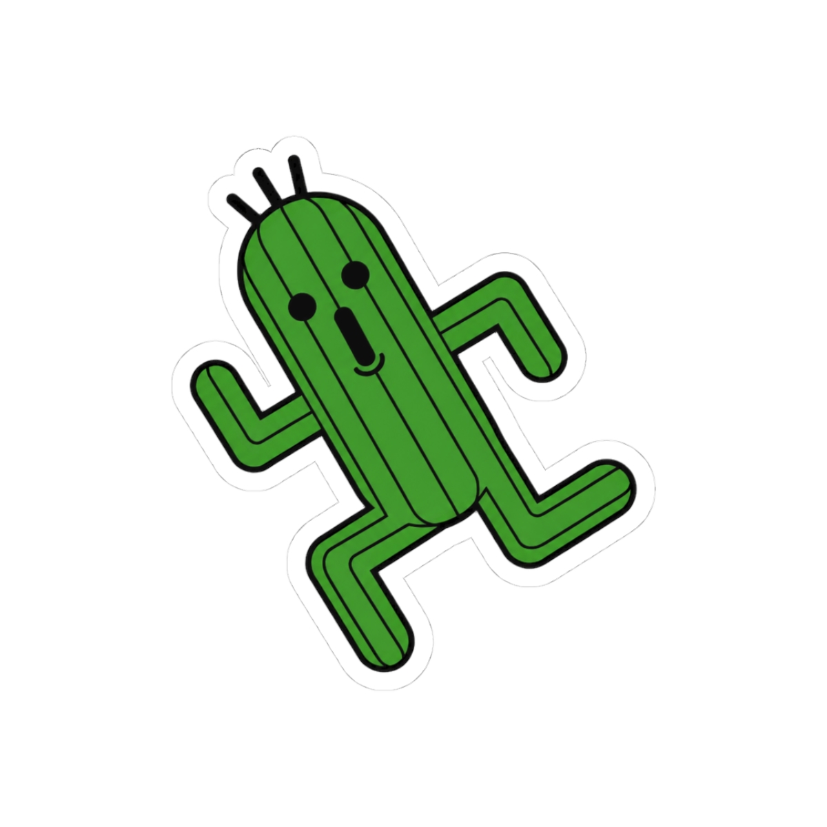 Final Fantasy Cactuar Iconic Gamer Sticker - Official stickers merchandise