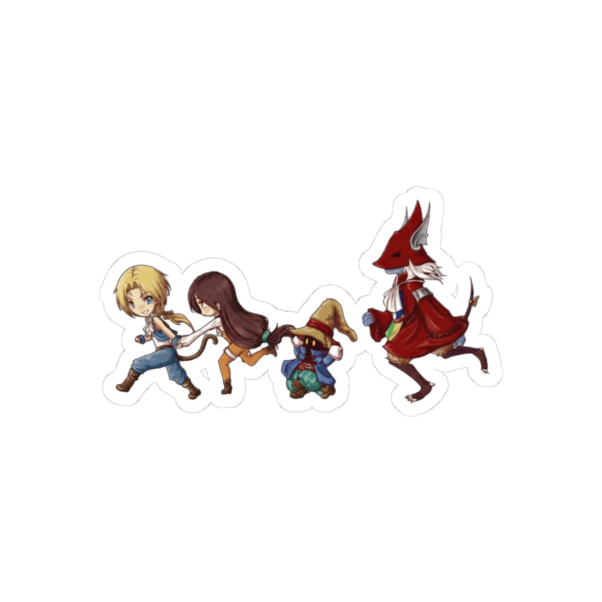 Final Fantasy IX Whimsical RPG Nostalgic Gamer Sticker - Official stickers merchandise