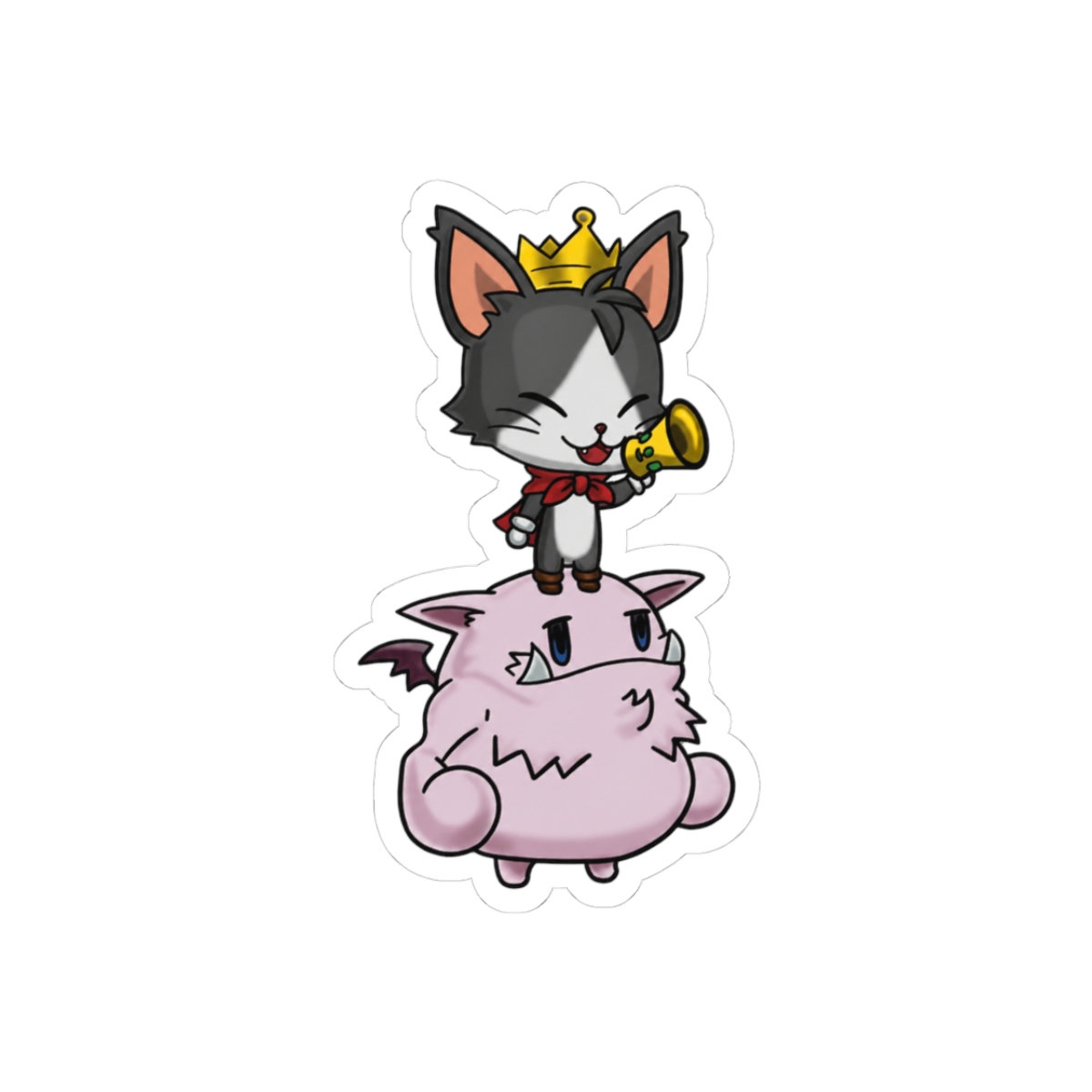 Chibi Cait Sith Final Fantasy 7 Cute FF7 Gamer Sticker - Official stickers merchandise