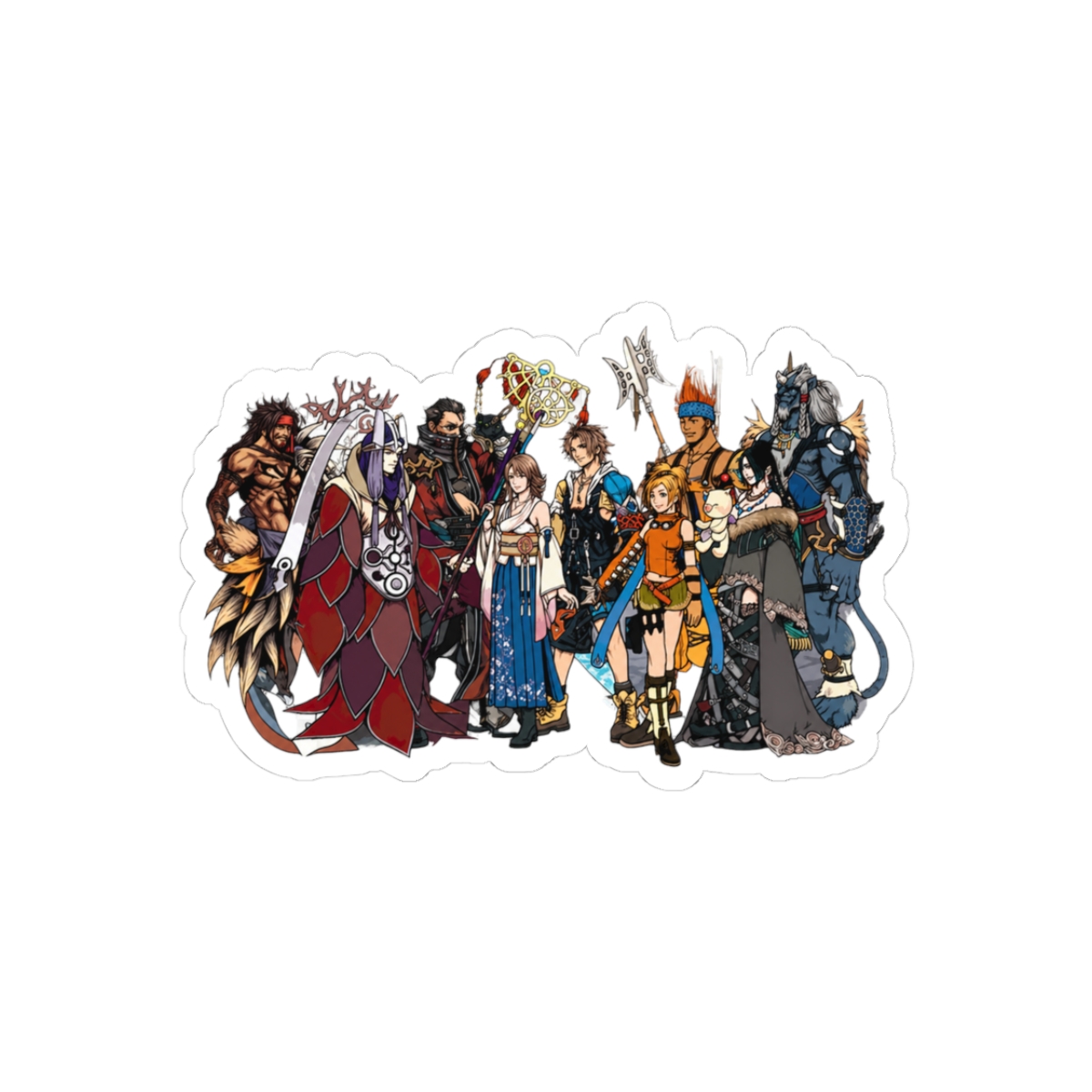 Final Fantasy X Art Nostalgic RPG Sticker - Official stickers merchandise