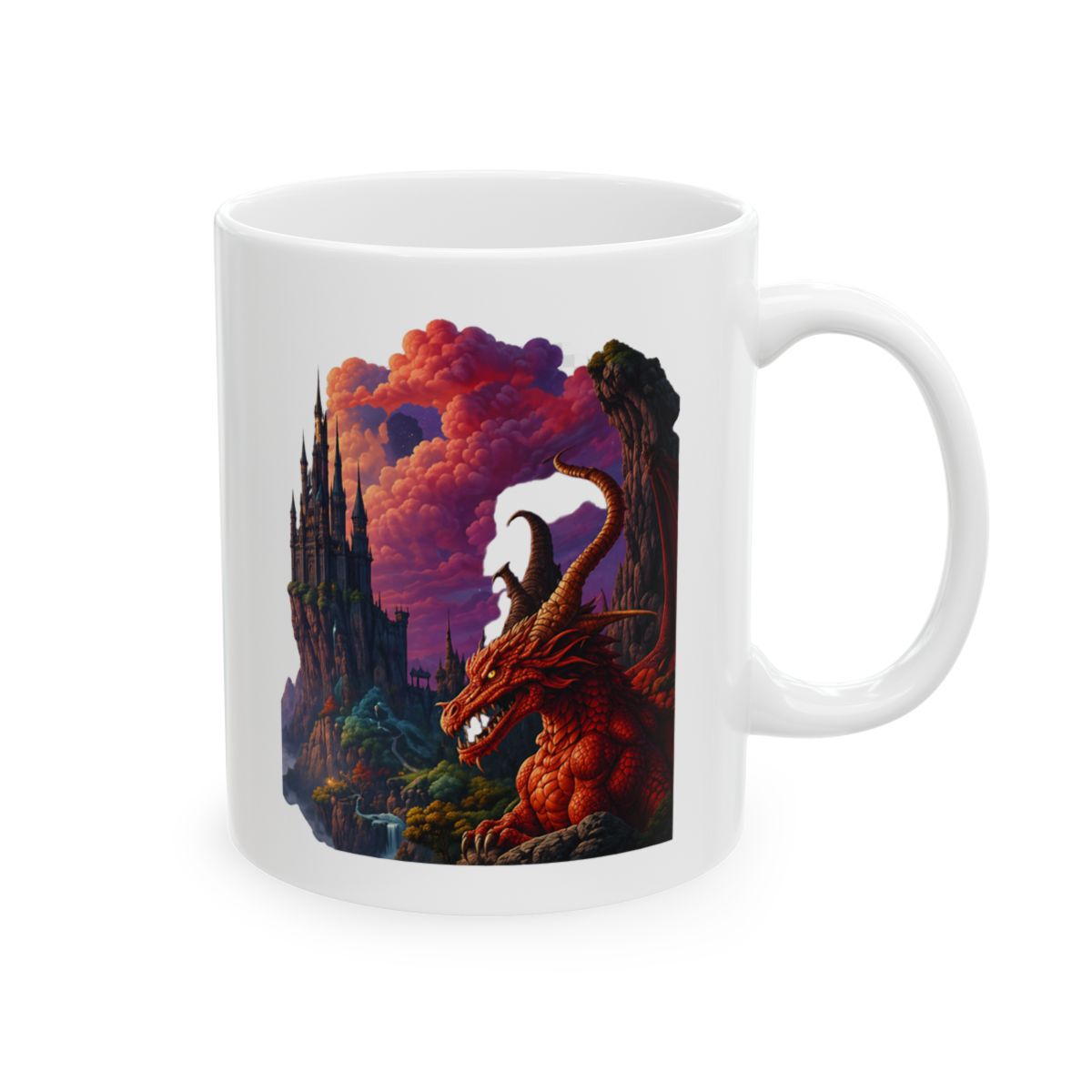 Double Your Dragon Fantasy Final Coffee Mug