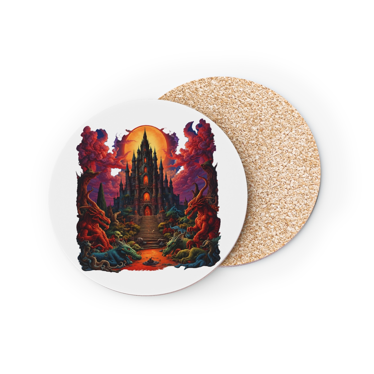 Double Your Dragon Fantasy Final Beverage Coaster
