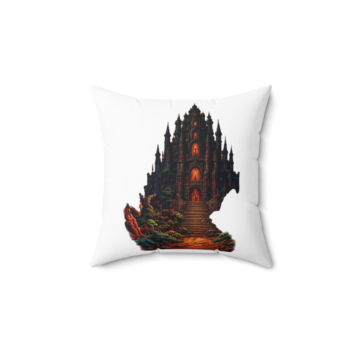 Double Your Dragon Fantasy Final Throw Pillow