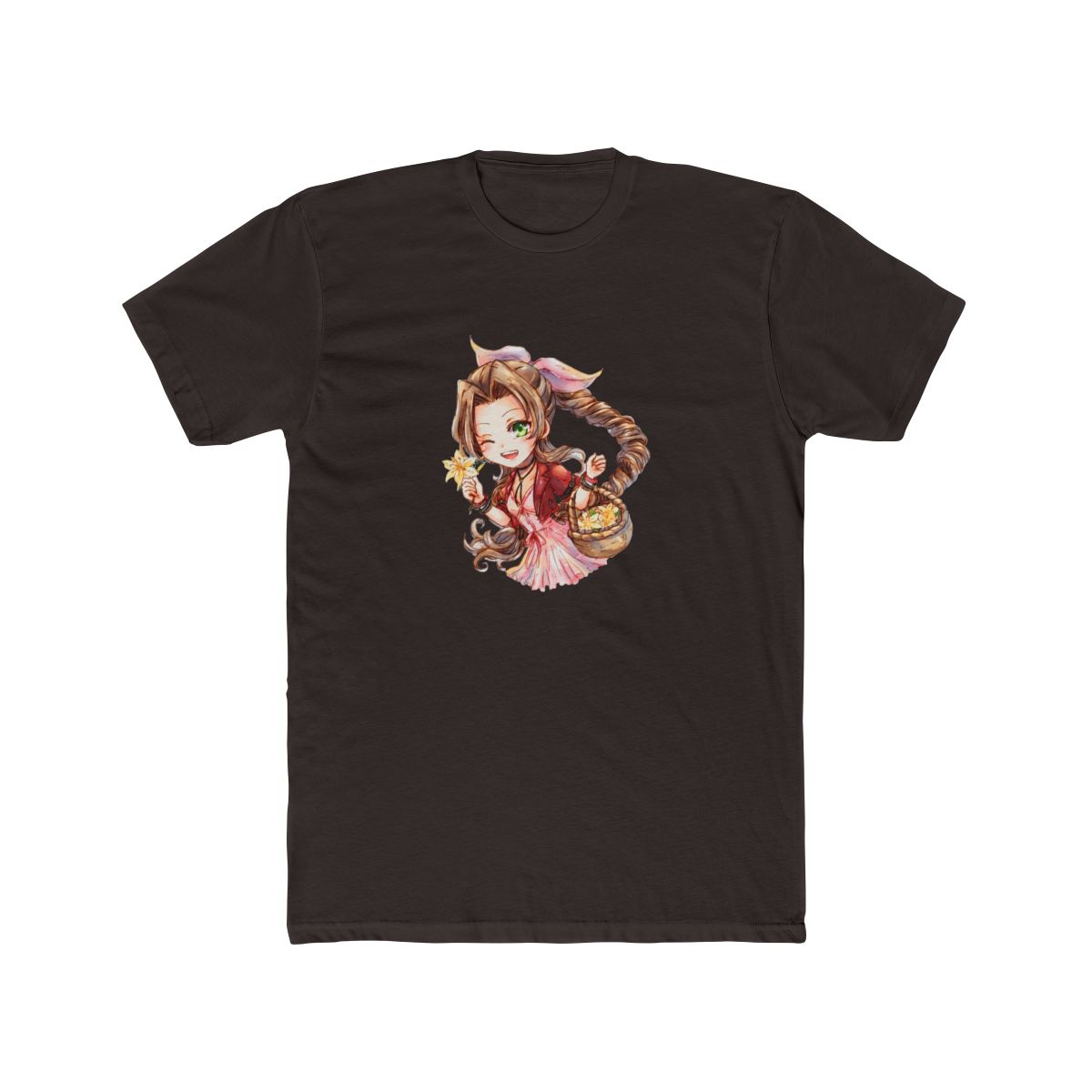 Final Fantasy 7 Remake Aerith Gainsborough T Shirt - alternate angle 2, merchandise