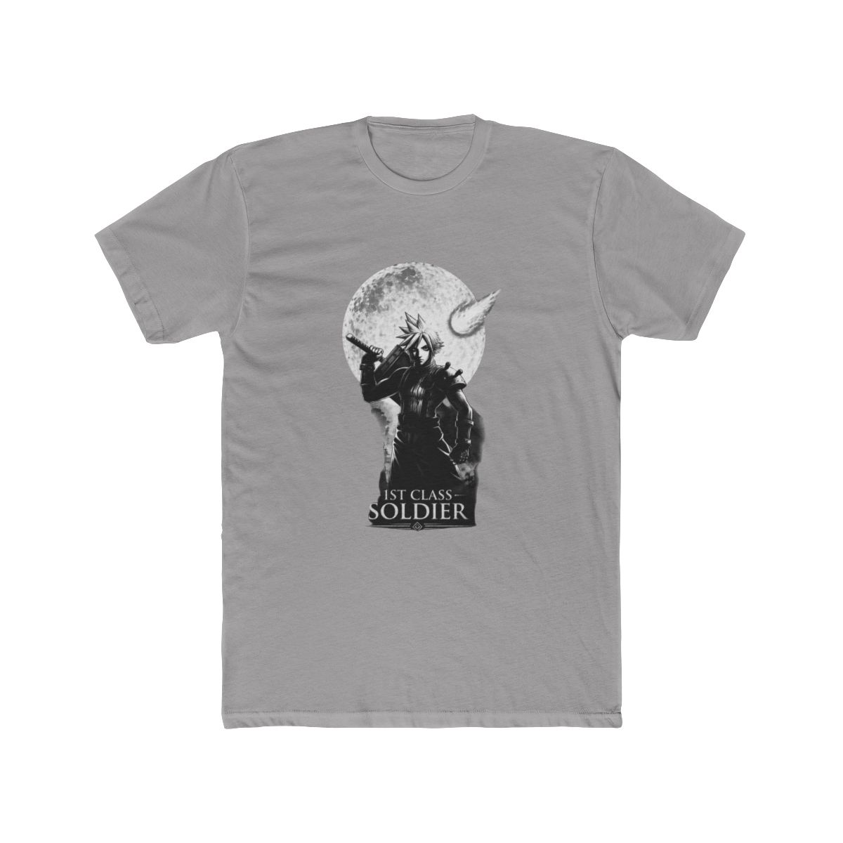 Final Fantasy Cloud Moon - Cloud Strife 1st Class SOLDIER - Video Game T Shirt — official Final Fantasy T-Shirts