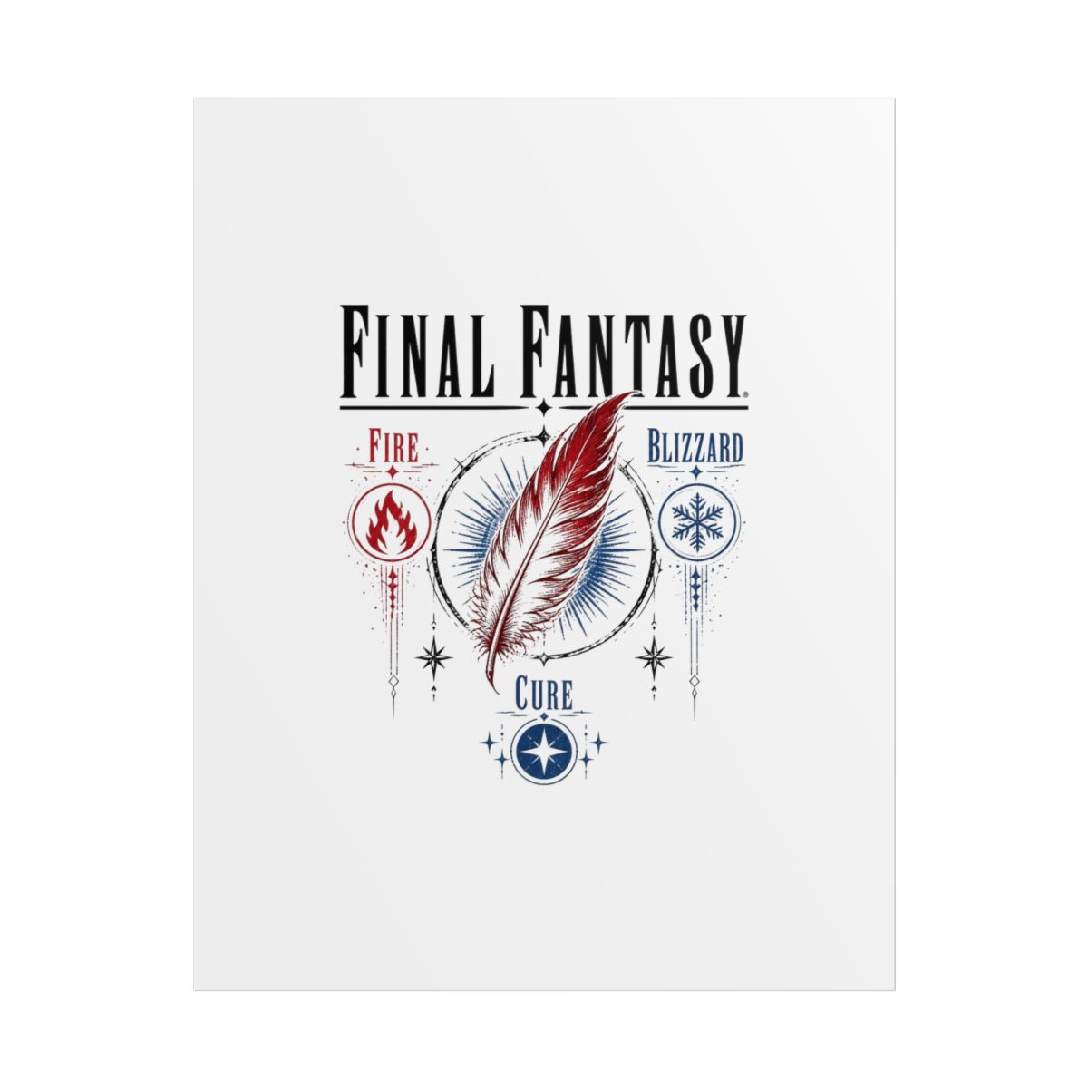 Final Fantasy "Blizzard" Poster - alternate angle 1, merchandise