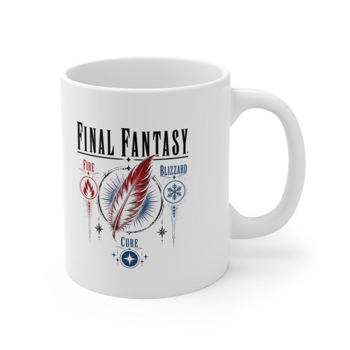 Final Fantasy "Blizzard" White Mug