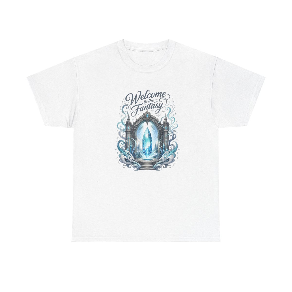 Final Fantasy "Crystal Gateway" Unisex Tee - alternate angle 2, merchandise