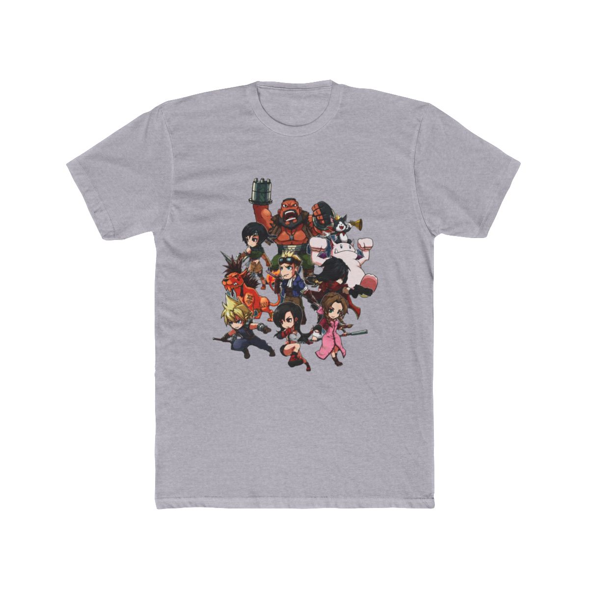 Final Fantasy 7 Chibis Fanart T Shirt - alternate angle 2, merchandise