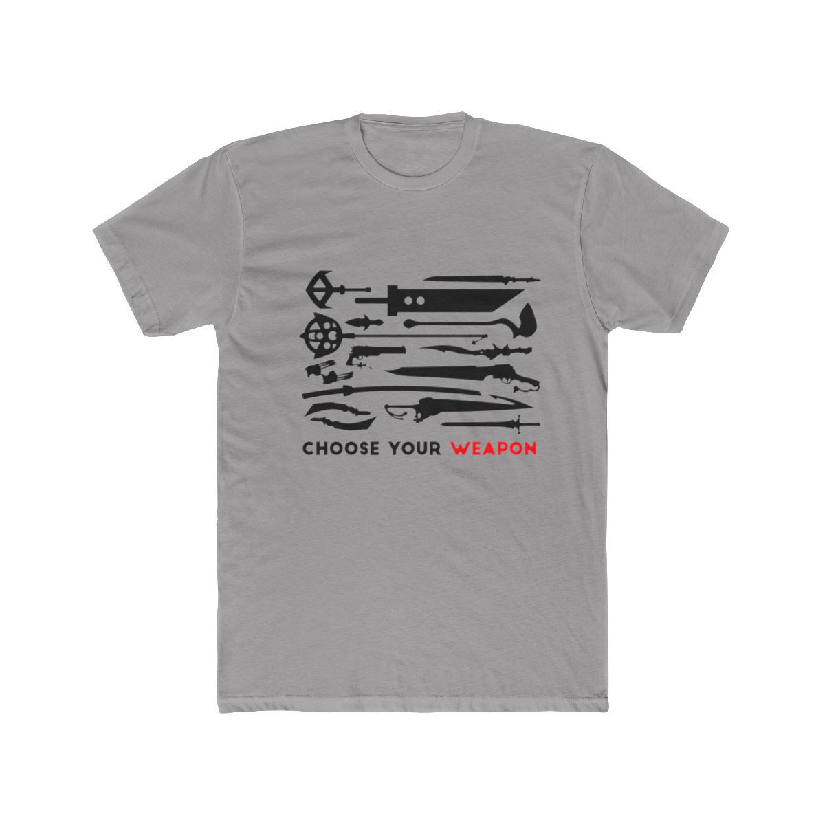 Final Fantasy "Choose Your Weapon" T Shirt — official Final Fantasy T-Shirts