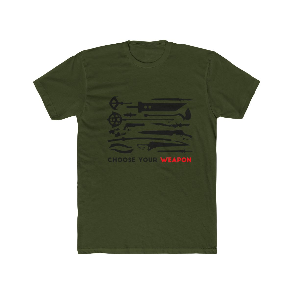 Final Fantasy "Choose Your Weapon" T Shirt - alternate angle 4, merchandise