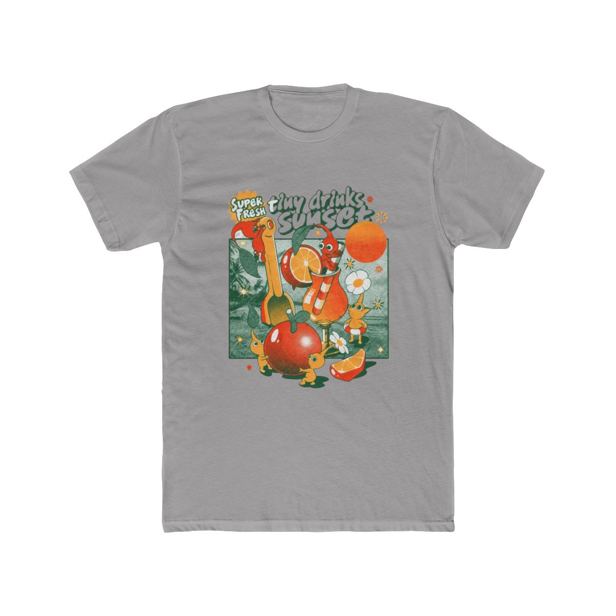 Tiny Drinks Sunset Final Fantasy T-Shirt - Official t-shirts merchandise