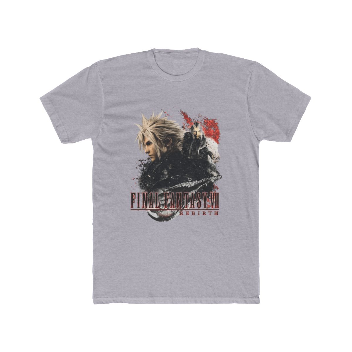 Comfort Colors Final Fantasy VII Rebirth Shirt | Cloud Strife Comfort Colors Tee | JRPG Retro Gamer T Shirt | FF77 - alternate angle 4, merchandise