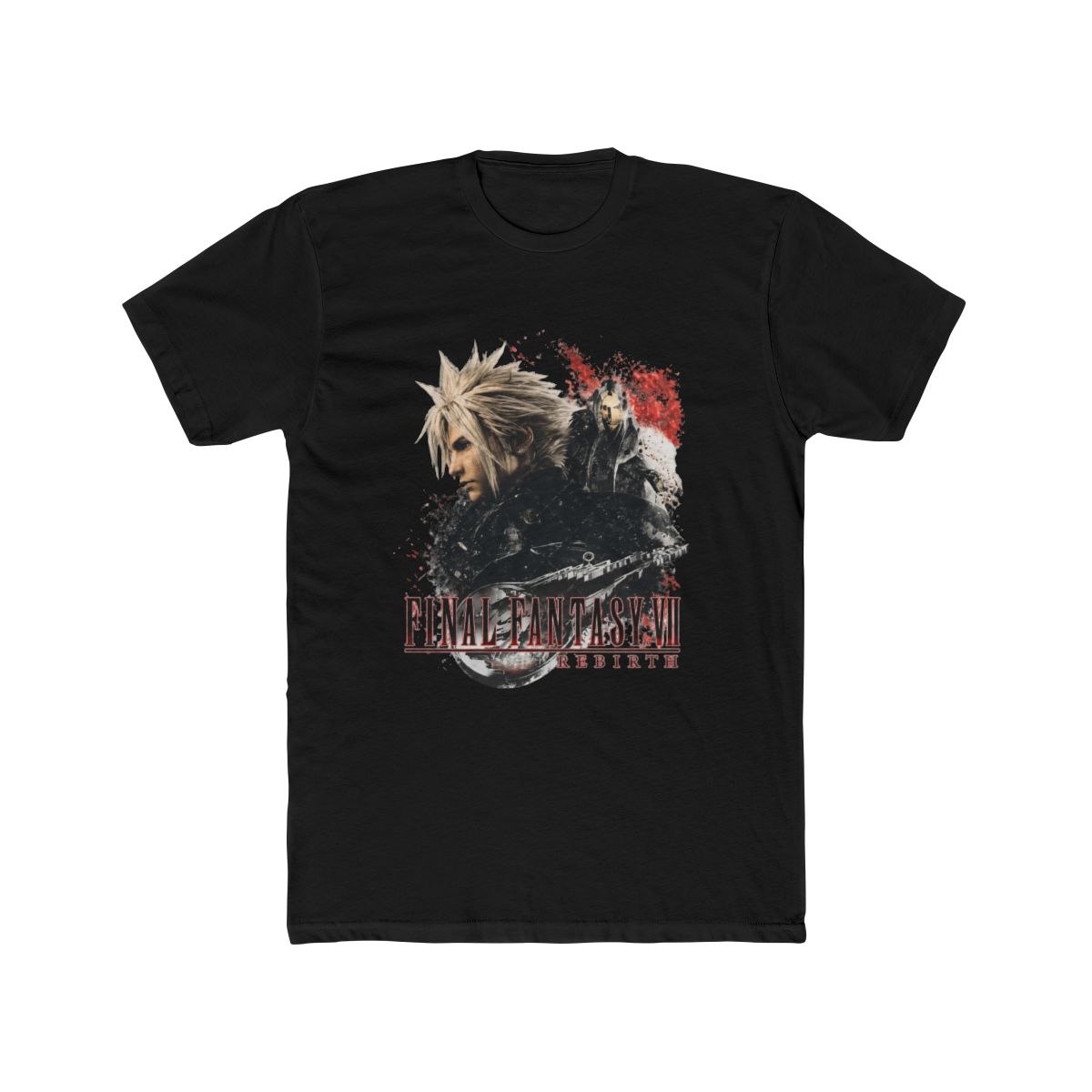 Comfort Colors Final Fantasy VII Rebirth Shirt | Cloud Strife Comfort Colors Tee | JRPG Retro Gamer T Shirt | FF77 - alternate angle 3, merchandise