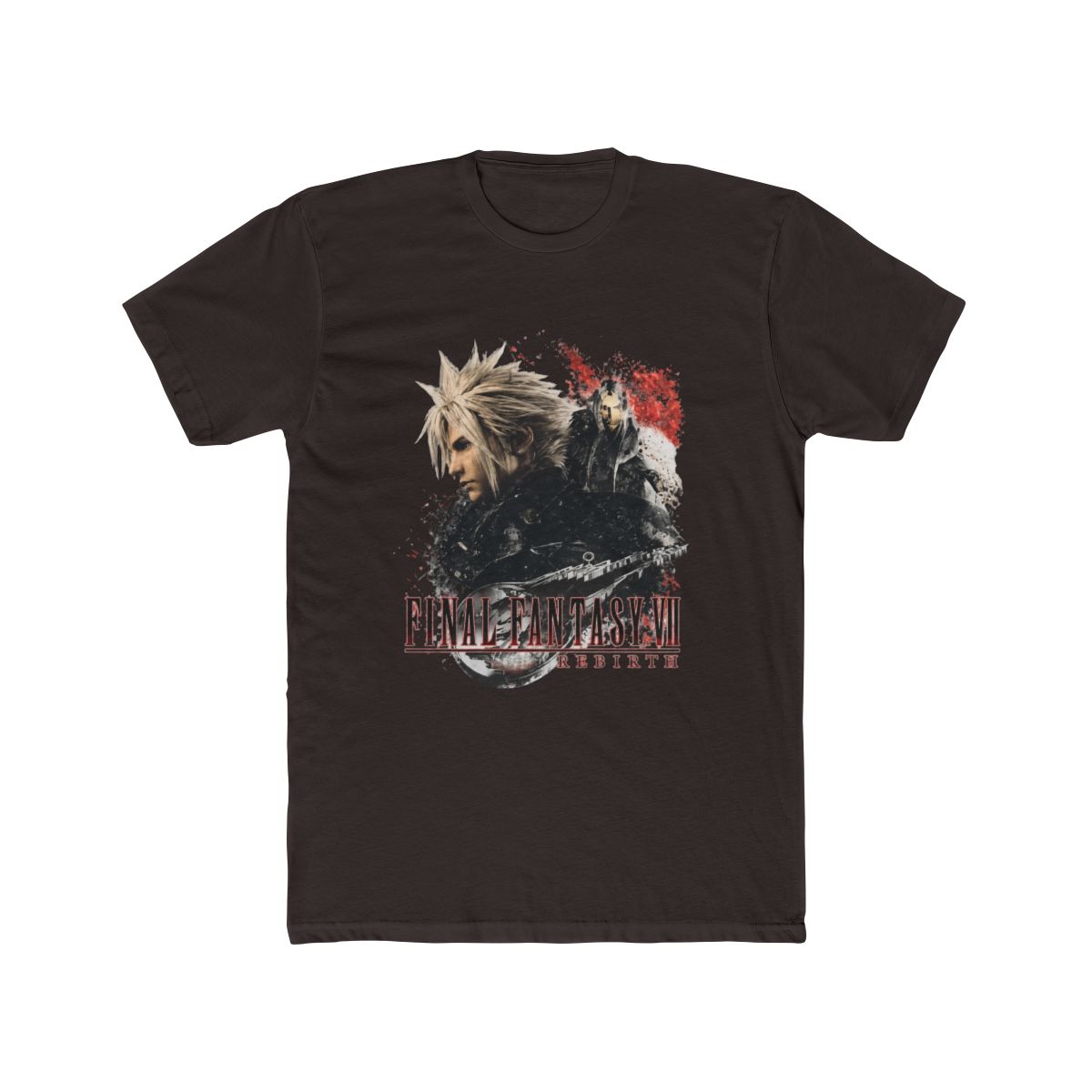Comfort Colors Final Fantasy VII Rebirth Shirt | Cloud Strife Comfort Colors Tee | JRPG Retro Gamer T Shirt | FF77 - alternate angle 2, merchandise