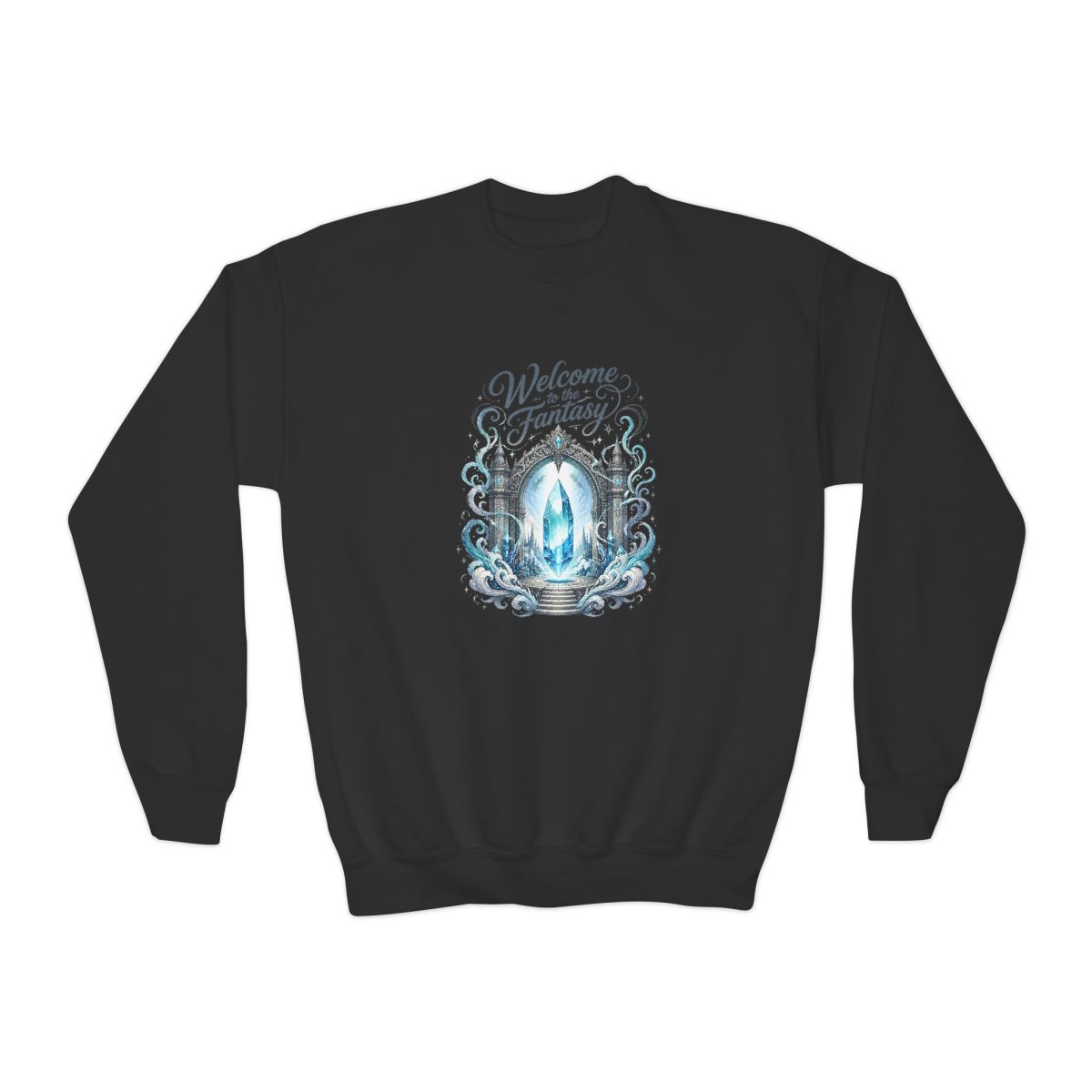 Final Fantasy "Crystal Gateway" Kids Crewneck - Official Sweatshirts merchandise