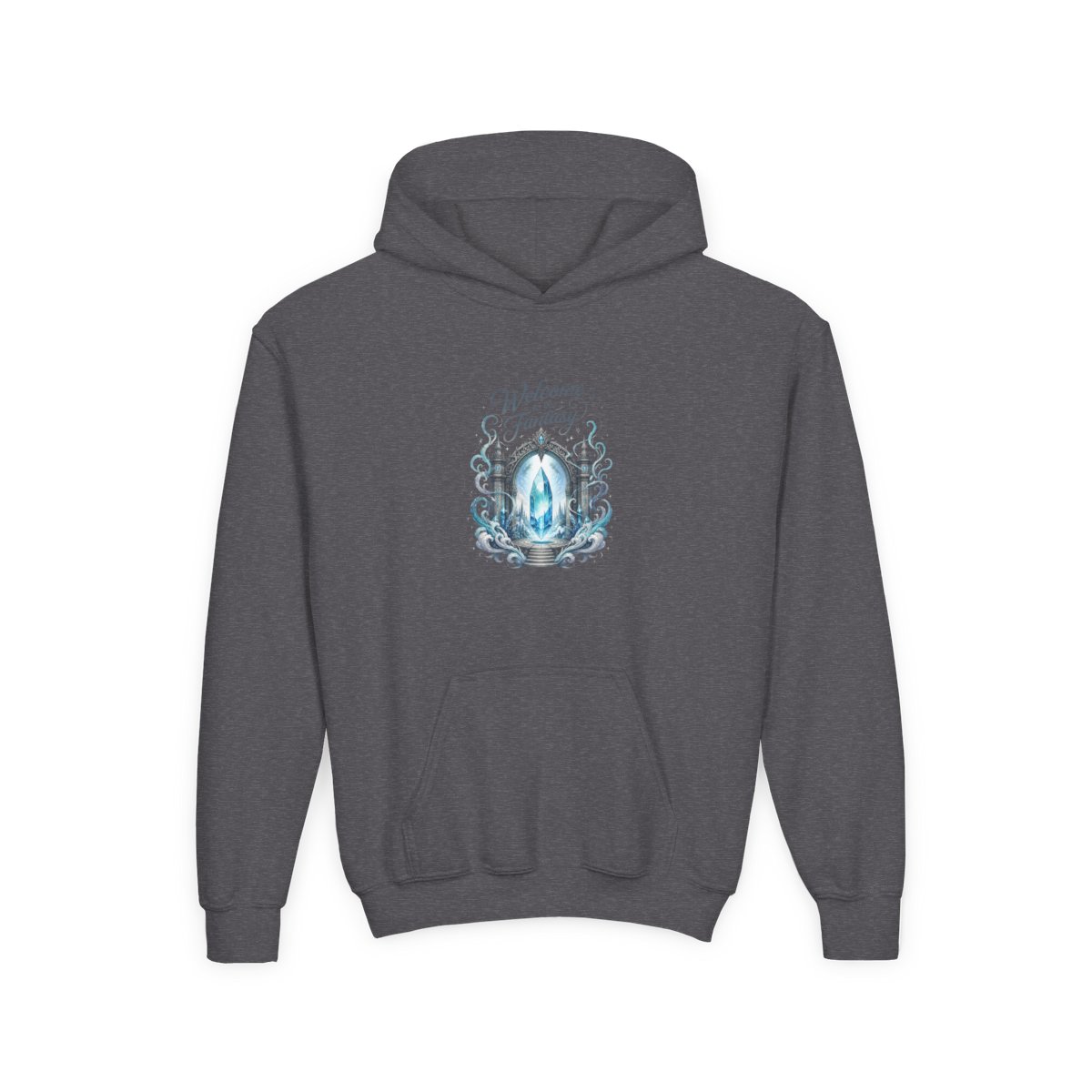 Final Fantasy "Crystal Gateway" Kids Hoodie - alternate angle 3, merchandise