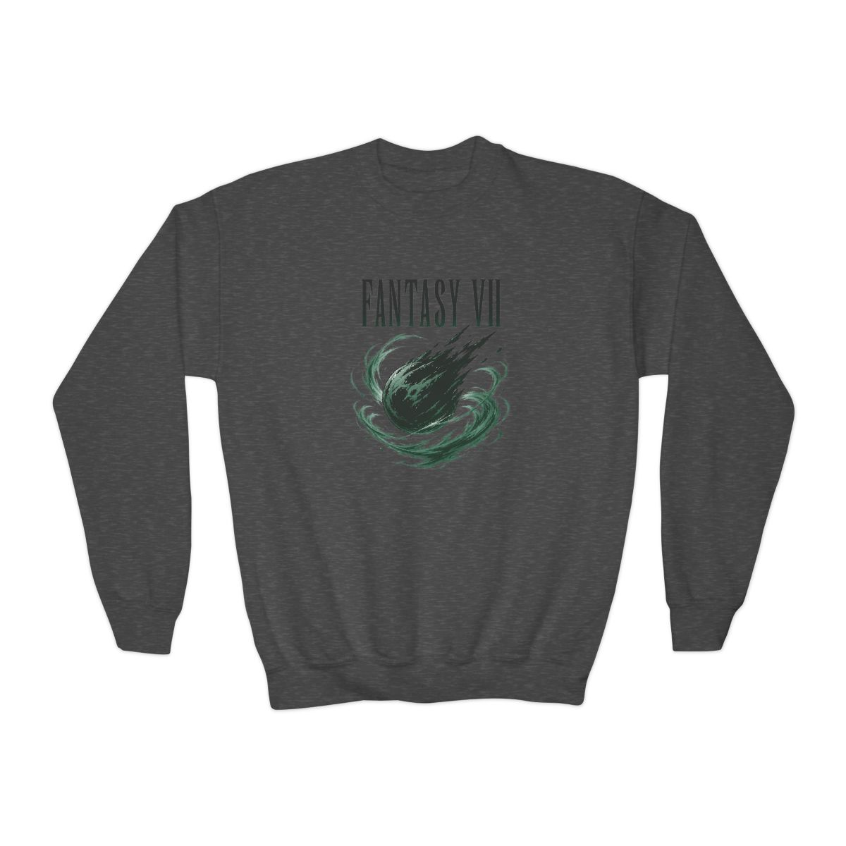 Final Fantasy "Fantasy VII" Kids Crewneck - alternate angle 2, merchandise