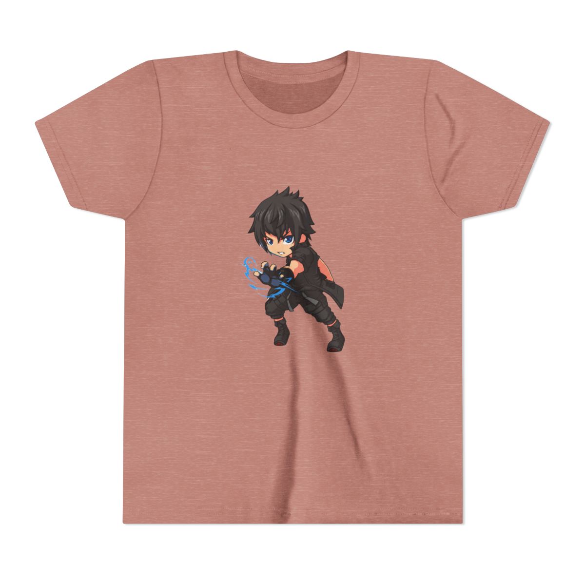 Noctis Lucis Caelum Final Fantasy XV Chibi Art Kids T Shirt - alternate angle 2, merchandise